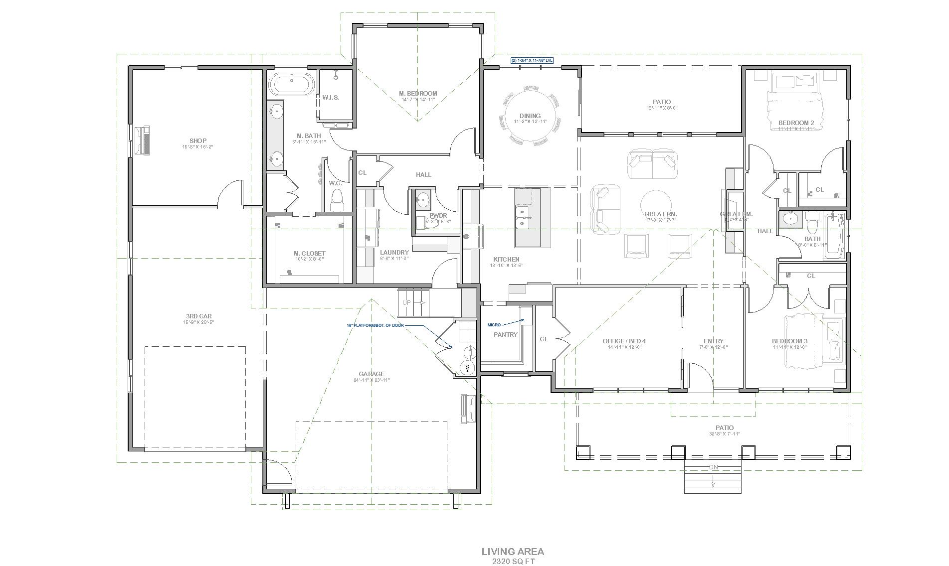 The Saddleback — floorplan thumbnail
